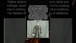 Mary Edwards Walker: The Only Woman with the Medal of Honor #shorts