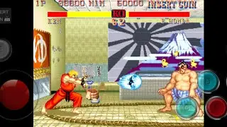 street fighter 2 | Ken vs E Honda | super fight 90s arcade game