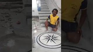 rangoli design marble design granite#newdesign#tilesdesign#granite#marble#doublepatty#marbledesigns