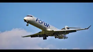 No Longer Existent ADRIA AIRWAYS Approaching Ljublana Airport | Slovenia