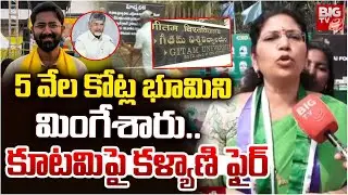 5 వేల కోట్ల భూమిని మింగేశారు.. | MLC Varudu Kalyani Fires On Vishaka Lands Kabja | BIG TV