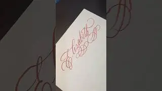 Quem voc&ecirc; gostaria de homenagear?#shorts  #caligrafia #calligraphy #lettering #letteringbrasil
