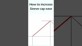 How To Increase Sleeve Cap Ease [Pattern Making Tutorial]