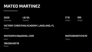 Mateo Martinez (2026, LB/DL)