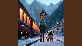 Pug on the Polar Express Path (Lofi Christmas Version)