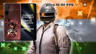 🔥 POCO F6 Gaming Test ⚡ BGMI | 90 FPS Ultra Smooth | Snapdragon 8s Gen 3 Beast! 