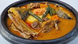 HOW TO MAKE AUTHENTIC GOAT MEAT & FISH LIGHT SOUP/ 🇬🇭 GHANA  LIGHT SOUP