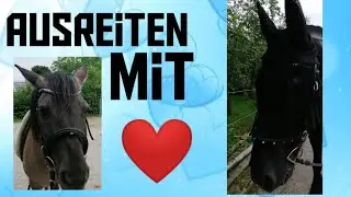 ausreiten mit Perla und Sion