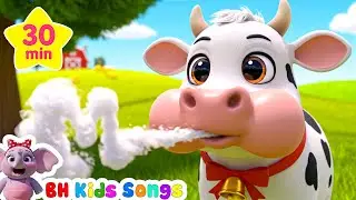 🐄 Mimoo Cow Had a Farm + More Best Baby Songs | BH Kids Songs & Nursery Rhymes