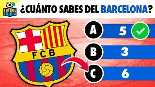 ¿Cuánto Sabes del Barcelona? 🤔 Quiz de Fútbol ⚽️