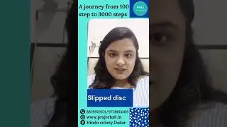  Slipped disc-A journey from 100 step to 3000 steps 
