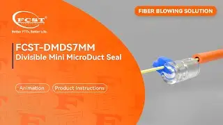 How to use the divisible micro duct seals 7mm FCST-DMDS7MM correctly?