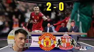 Man utd 2-0 Sunderland Sesko & Mount scores! Post match reactions