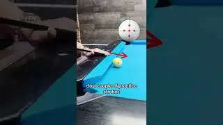 Tips for hitting a ball on the rail 🎱 #apapool #apapoolplayer #apapoolleague #billiards #poolplayer