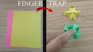 How to Make Finger Trap &ndash; DIY Origami Finger Trap &ndash; Vault Genius
