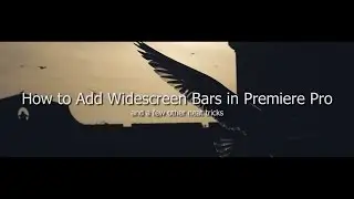 How to Add Widescreen Bars in Premiere Pro (Basic to More Advanced)