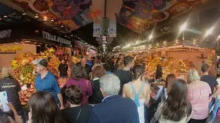 Timelapse Walk Through La Boqueria Market Barcelona | A Feast for the Eyes in 4K