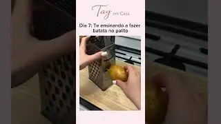 Dica f&aacute;cil para fazer chips no palito em casa 🍟 #receitas #dicasdecozinha #batatafrita