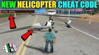 GTA Vice City New Helicopter Cheat Code New 2022 | Little Willie Helicopter #SHAKEELGTA