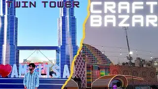 New Craft Bazaar in Amritsar😍 Ranjit Avenue Mela 2024 | Twin Tower🗼Amazing Rides ( Sumit Ridham vlog
