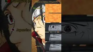 AMATERASU EM 4 IDIOMAS #shorts #naruto #amaterasu