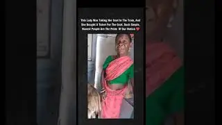 A lady in #India buys a train ticket for her goat, while others feed corruption