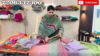 Party wear punjabi suits, latest Salwar embroidery suits with brocade shirt🌸💫