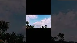 timelapse of rainy clouds..⛈️. #hyperlapse #clouds #cloudyweather #northernlights