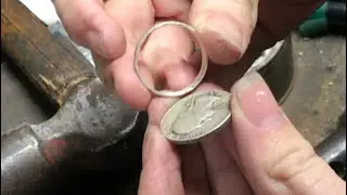 making SILVER RINGS out of &ldquo;vintage&rdquo; old coins