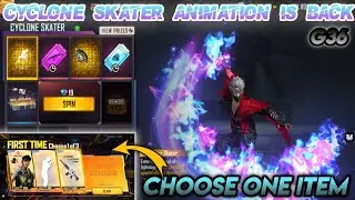 New Event Free Fire Pakistan | Cyclone Skater Animation Return in Free Fire | G36 Flaring Bionico