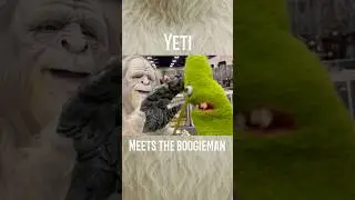 Yeti Meets The Boogieman! #shorts #puppet #convention