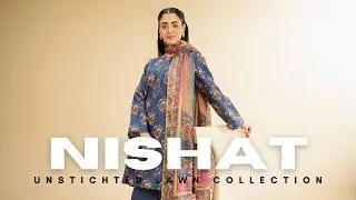 NISHAT, KAYSERIA,  SAPPHIRE EMBROIDERED LAWN COLLECTION LIVE #lawncollection #lawnsuit #nishatlinen 