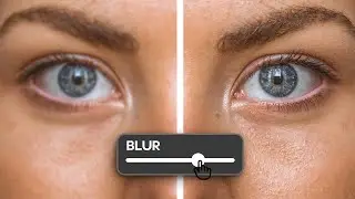 BLUR more to SHARPEN more | Cool trick | #photoshoptutorial #adobephotoshop #Duckedupedits