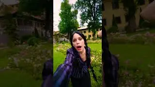 Road to 10M 💎 Hit follow! 🚀 #jennaortega #fakeortega #wednesday #enid #shorts #netflix