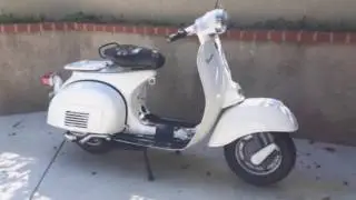 Customer's 1st Ride on a 1975 Vespa Sprint