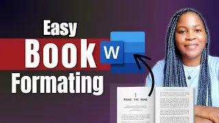 FORMAT A BOOK TO UPLOAD ON KDP with me| MS Word | beginners Tutorials