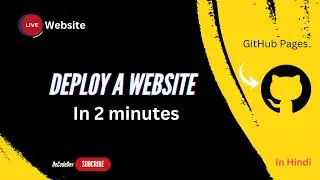 Deploy a Static HTML & CSS Website Using GitHub Pages in 2 Minutes #github #html #css
