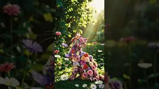 flower cat 🐈 #shorts #short #cat #cats #catlovers #catshorts #cute
