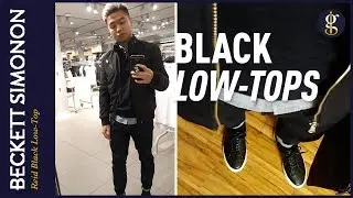 Beckett Simonon Reid Low Top Sneaker Review | Minimalist Black Leather Sneakers