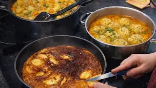 Cooking time / cum fac ciorbă de perișoare vegetariene ? Prima plăcintă turnată în tigaie 