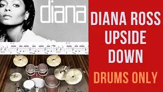 Diana Ross - Upside Down (Drums only, Slow Practice, Virtual Drums)