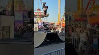 Where Did He Come From? Flipping Over At Fresno Fair