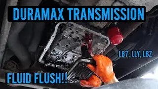 DURAMAX ALLISON TRANSMISSION FLUID FLUSH!! (LB7, LLY, LBZ)