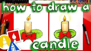 Easy Candle Drawing Tutorial For Beginners #hand #art #riyacreation