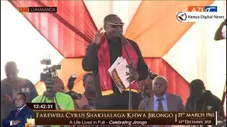 Jirongo never Drove himself to Naivasha, Mbona hakuna Mtu hata mmoja hajatoka kwa hio Basi, Khaniri