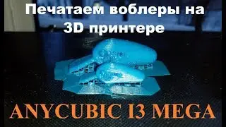 Обзор 3д принтера ANYCUBIC I3 MEGA - печатаем воблеры | Review of 3d printer ANYCUBIC I3 MEGA