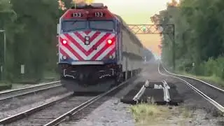 The Complete Metra Morning Rush Hour At Dee Road On September 9, 2022