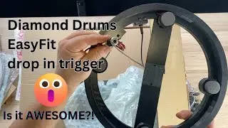 NEW Diamond Drums EASY FIT 13&rdquo; multi point drop in trigger unboxing, installation, and review!