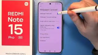 Redmi Note 15 Pro 5G &mdash; Как отключить случайные новостные обои