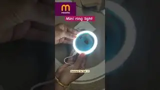 mini ring light from #meesho #homeneeds #creator #influencer #light #gadgets #trending #latest #home